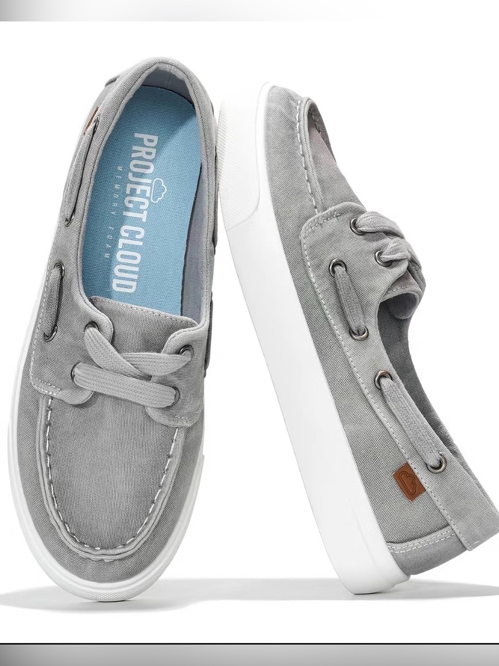 Project Cloud Grey  Slip-On Sneakers Sz 7